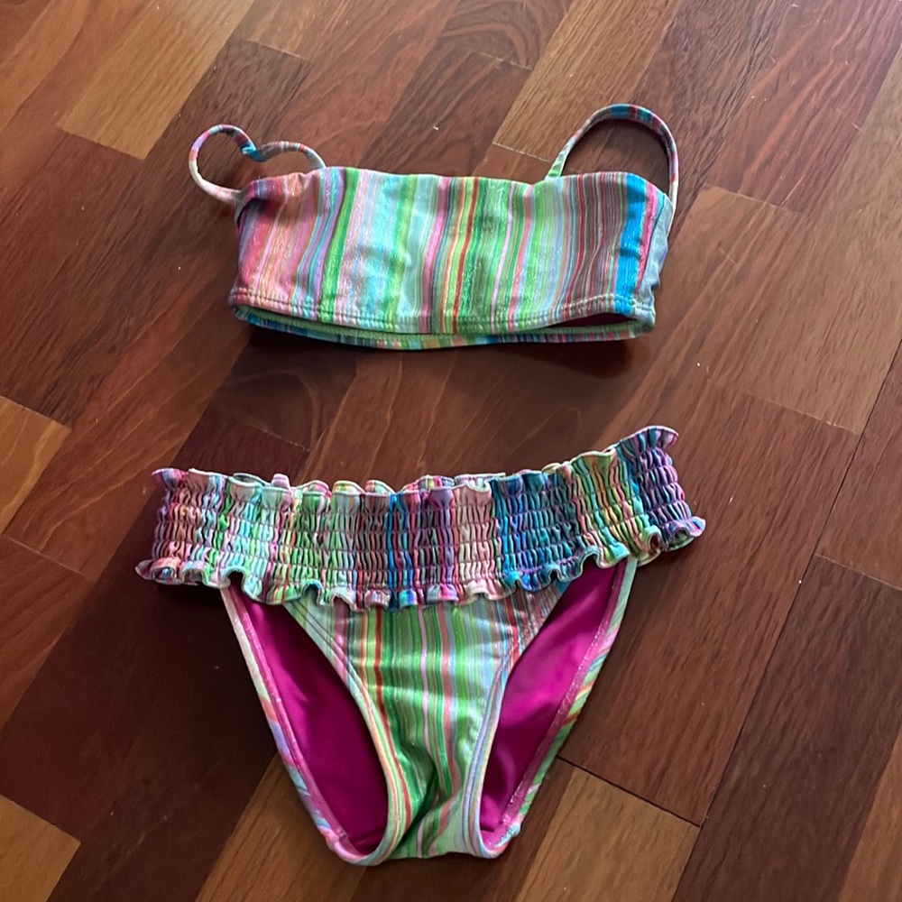 Metallic PilyQ bikini size 8